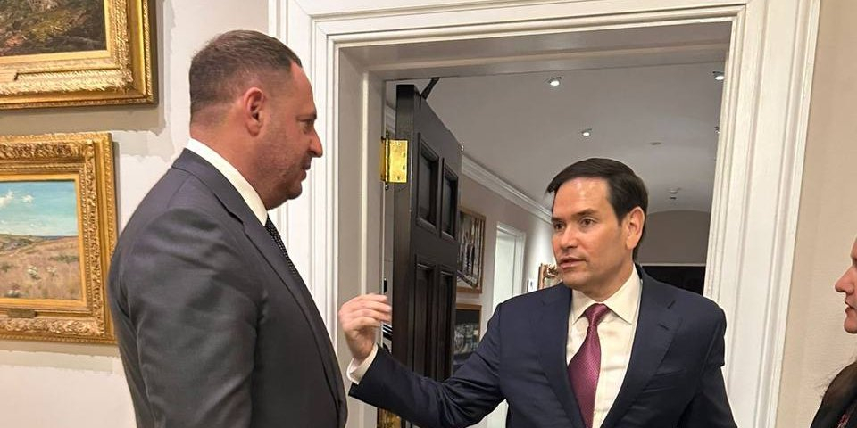 Andriy Yermak and Marco Rubio, Washington D.C., June 4 (Photo: t.me/ermaka2022)