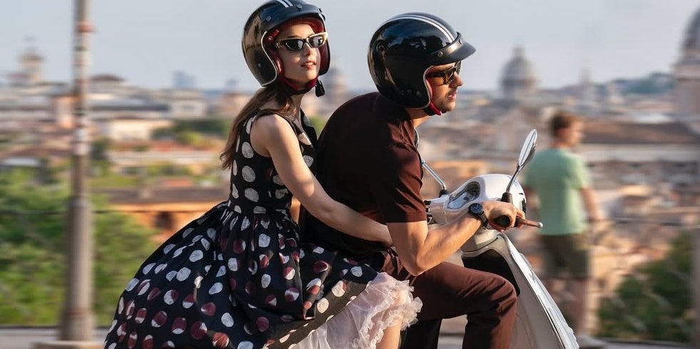 Лили Коллинз в сериале Эмили в Париже, четвертый сезон (Фото: instagram.com/lilyjcollins)