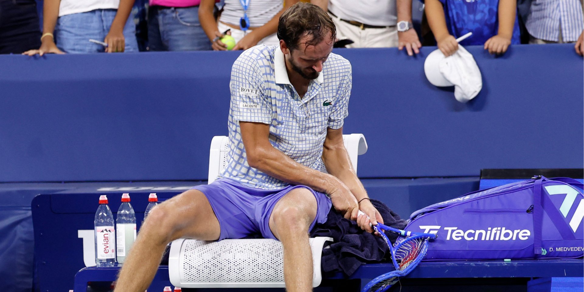 Данило Медведєв програв у першому колі US Open (Фото: REUTERS/Eduardo Munoz)