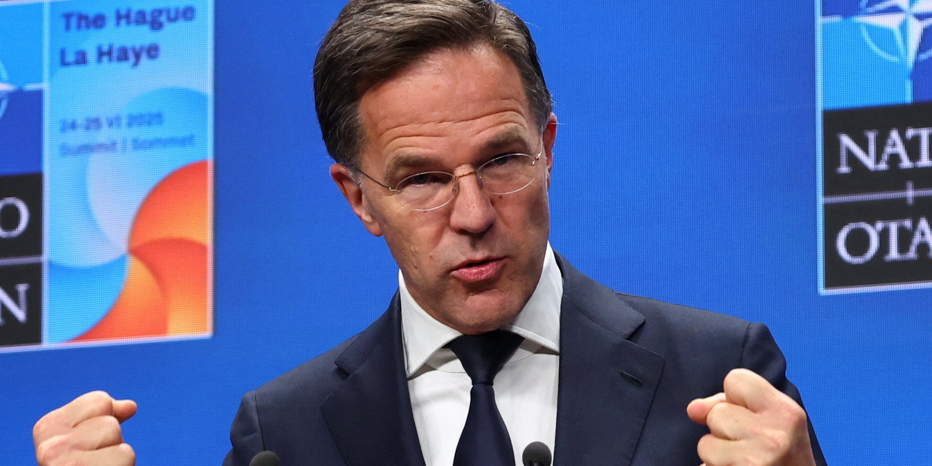 NATO Secretary-General Mark Rutte responded to the incident involving the plane carrying Ursula von der Leyen. (Photo: REUTERS/Yves Herman)