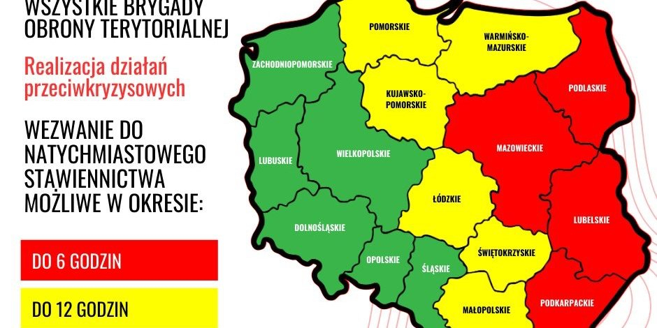 Poland slashes troop response time amid airspace violations (Photo: Polish territorial army)