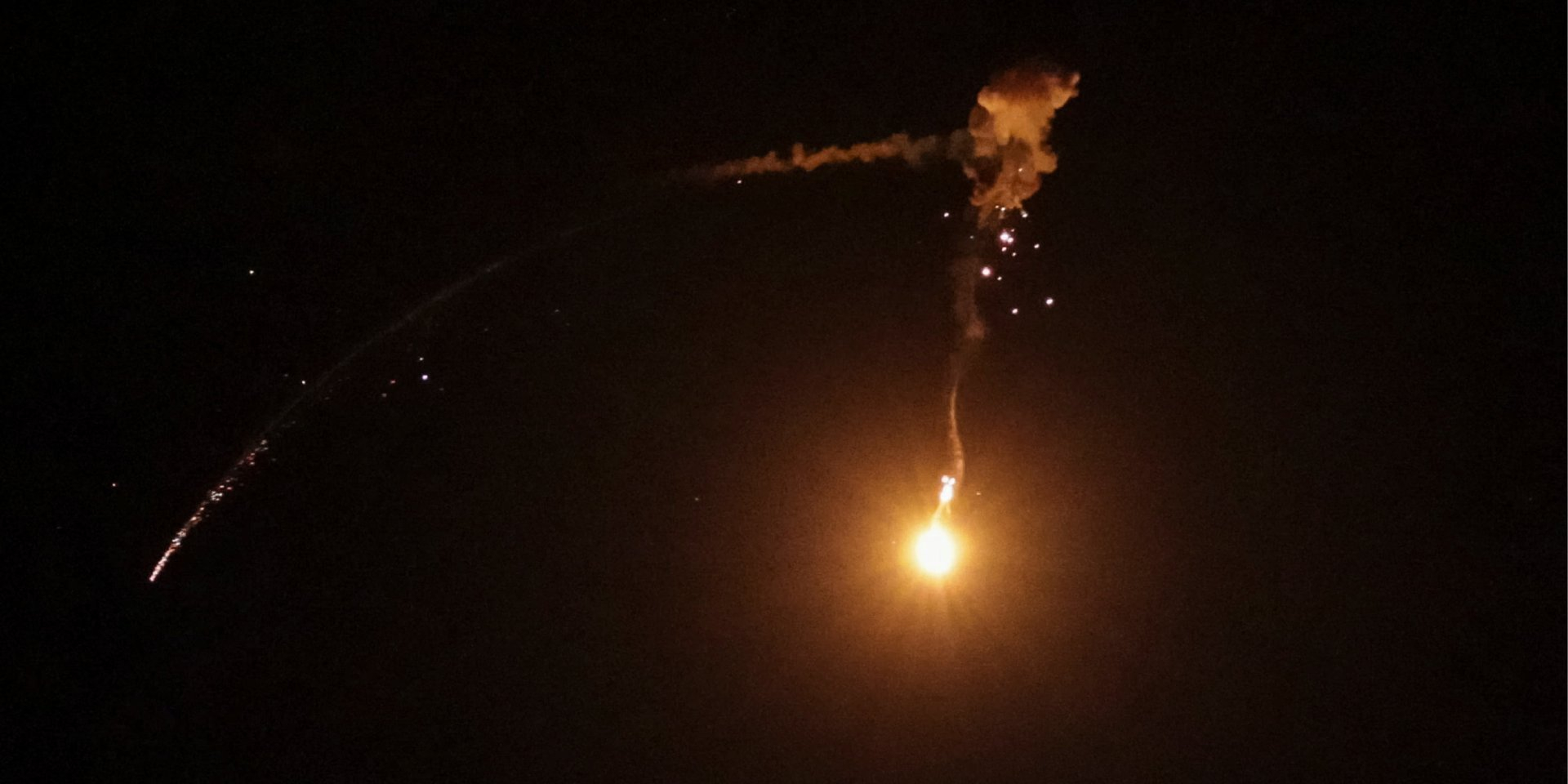A Shahed drone was shot down in Kyiv during combined Russian shelling on the night of August 28, 2025 (Photo: REUTERS/Vladyslav Sodel)