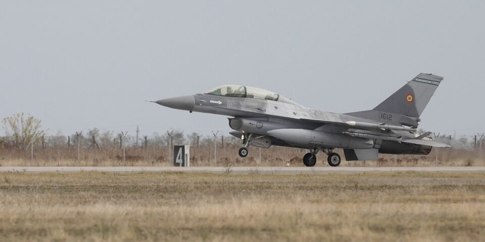 F-16 fighter jet in Romania (Photo: Inquam Photos/George Calin via REUTERS)