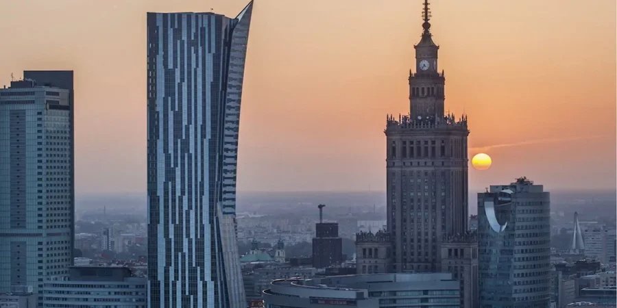 Центральная часть Варшавы (Фото: Go2Warsaw / X /скриншот из видео)