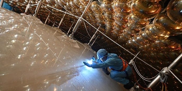 Этот уникальный комплекс, расположенный на глубине 700 метров под землей между двумя атомными электростанциями Янцзян и Тайшань (Фото: ЮНО)