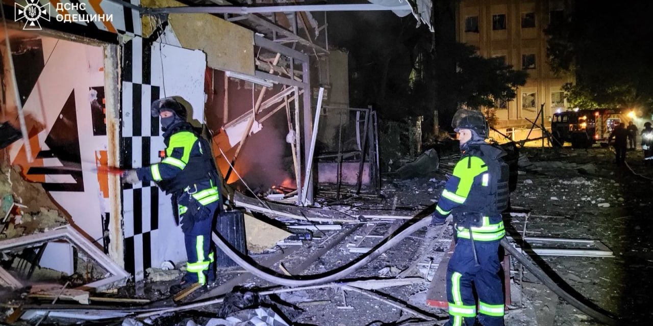 Russian forces attacked Odesa on Sep. 23 night (Photo: SES)