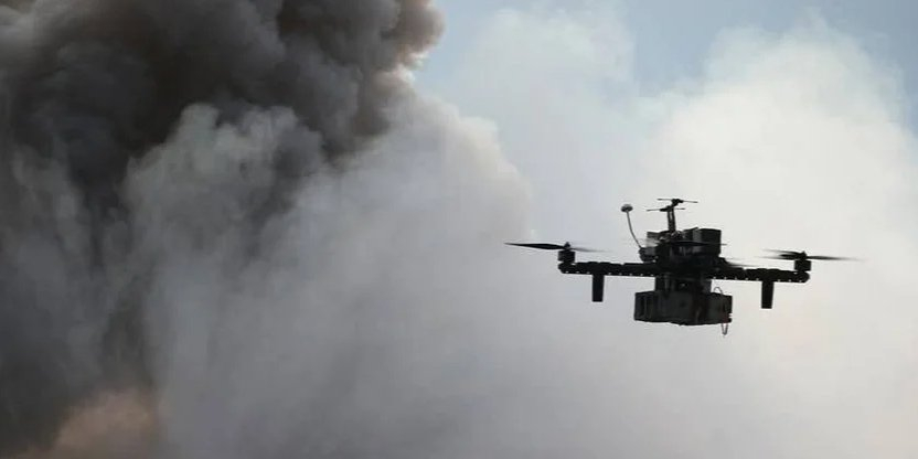 Drone in flight (Photo: Ukraine's General Staff)