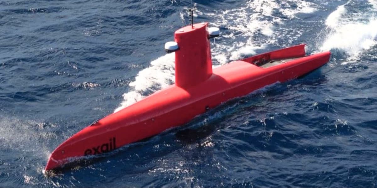 Безпілотний корабель DriX O-16 оснащений дублюючою подвійною гібридною силовою установкою (Фото: Exail)