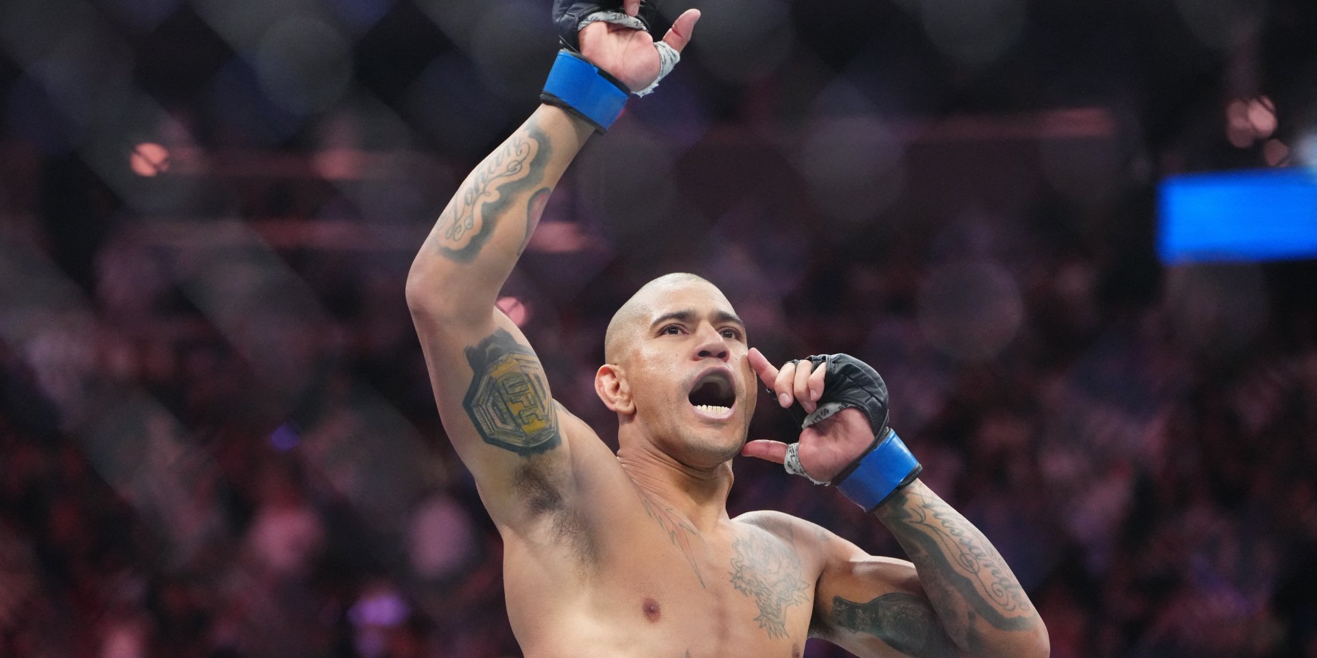 Для Перейри це вже третій чемпіонський титул у кар'єрі в UFC (Фото: Stephen R. Sylvanie-Imagn Images)