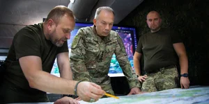 Ukrainian troops repel Russian sabotage units in Yampil, Donetsk Oblast (Photo: Commander-in-Chief of the Armed Forces of Ukraine Oleksandr Syrskyi / Telegram)