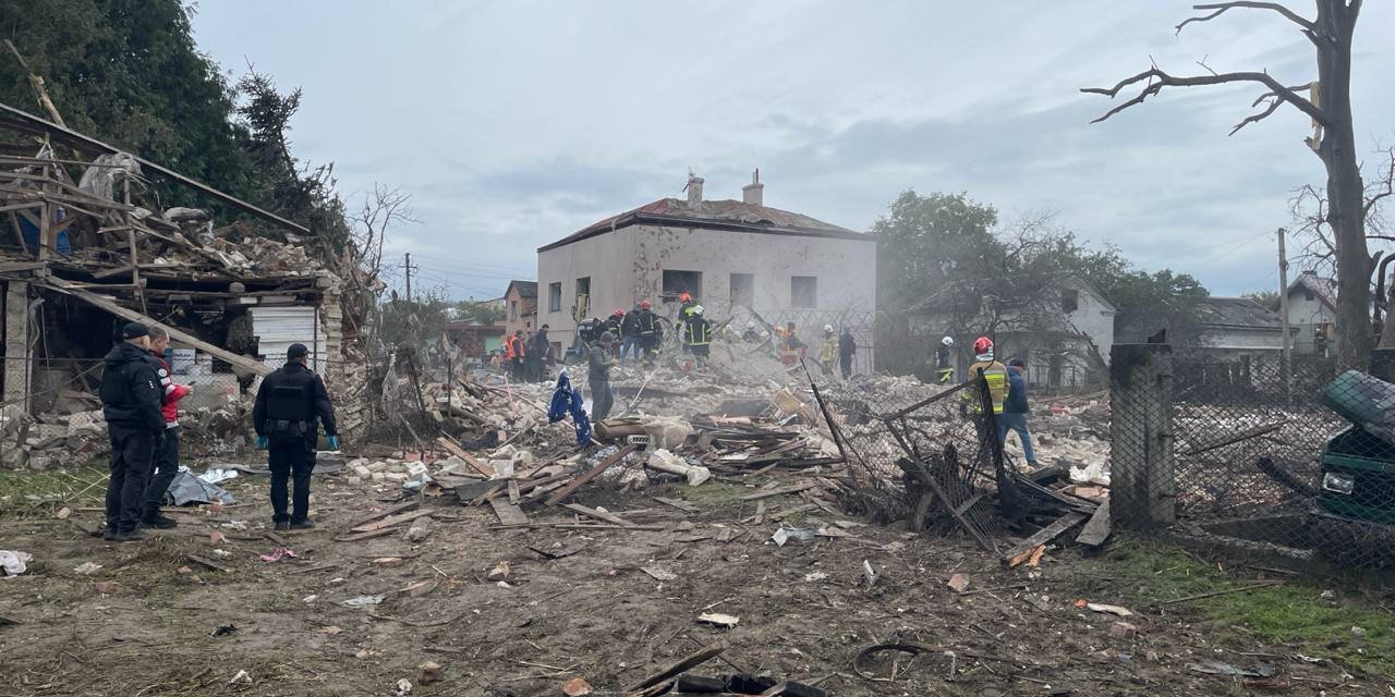 Russian troops attacked Lviv Oblast with drones and missiles (Photo: Andriy Sadovyi / Telegram)