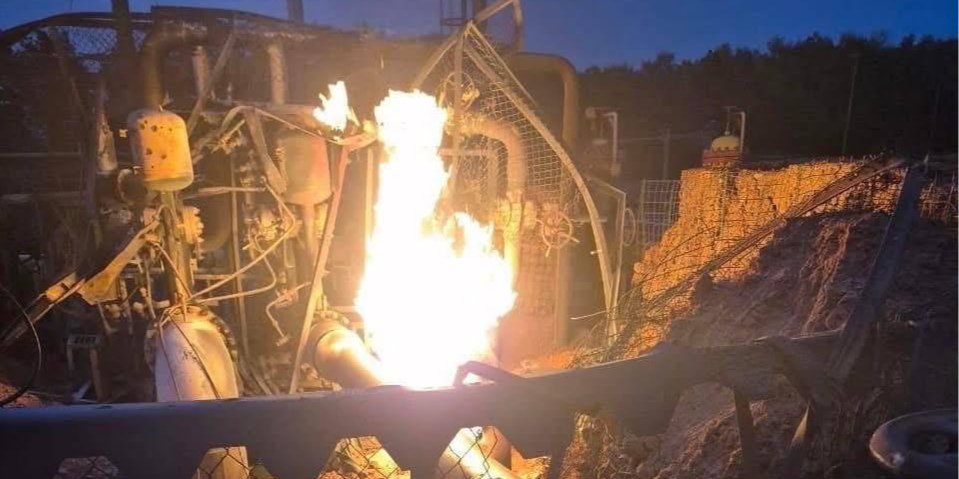 Damaged gas infrastructure in Shostka, Sumy Oblast, Oct. 4, 2025 (Photo: Naftogaz)
