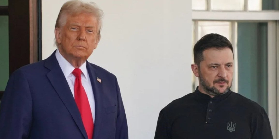 Donald Trump and Volodymyr Zelenskyy (Photo: REUTERS/Nathan Howard)