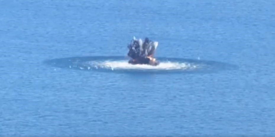 Украинские ВМС уничтожили российский безэкипажный катер&nbsp;&mdash; видео