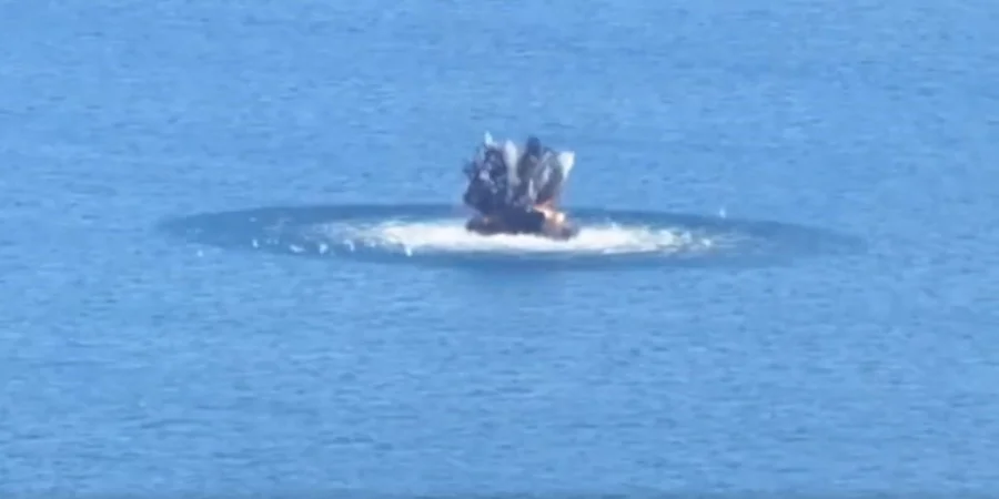 Украинские ВМС уничтожили российский безэкипажный катер — видео