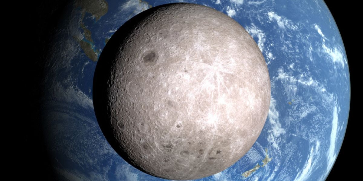 Обратная сторона Луны (Фото: NASA’s Scientific Visualization Studio)