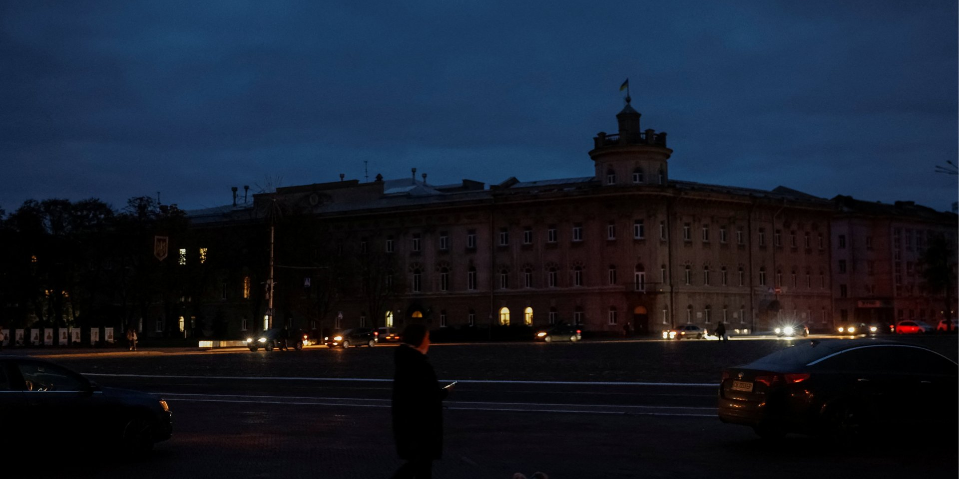 Chernihiv without power, Oct. 21 (Photo: REUTERS/Alina Smutko)