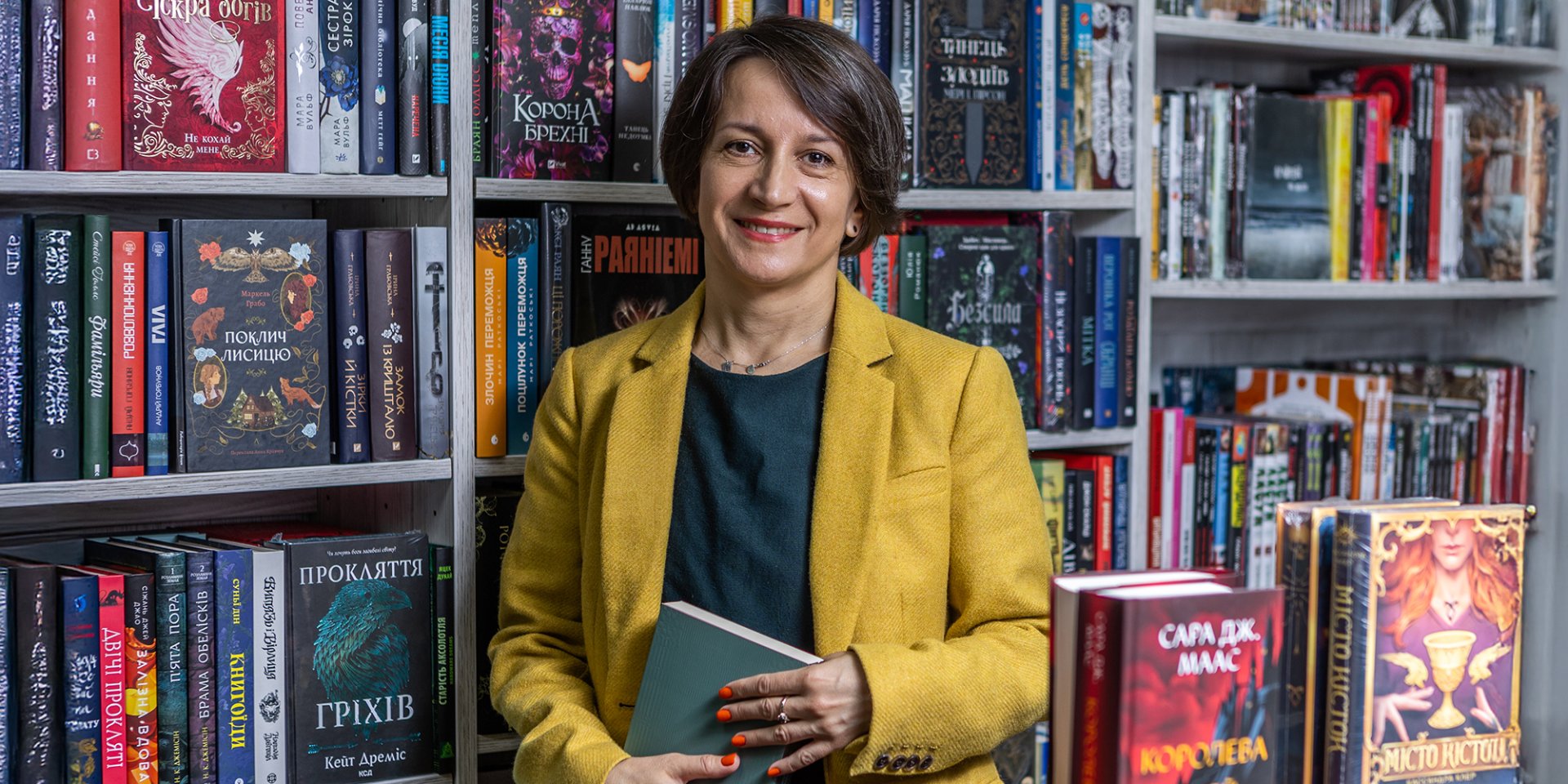 Наталія Ворожбит поділилася враженнями від літературних творів, які її зацікавили (Фото: Олександр Медведєв / NV)