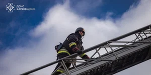 Russian forces attacked energy infrastructure in Kharkiv Oblast on the morning of Oct. 25. (Photo: State Emergency Service of Kharkiv Oblast)