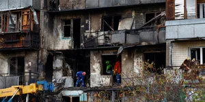 At least three people were killed in Kyiv as a result of a Russian Shahed drone attack. (Photo: REUTERS/Valentyn Ogirenko)