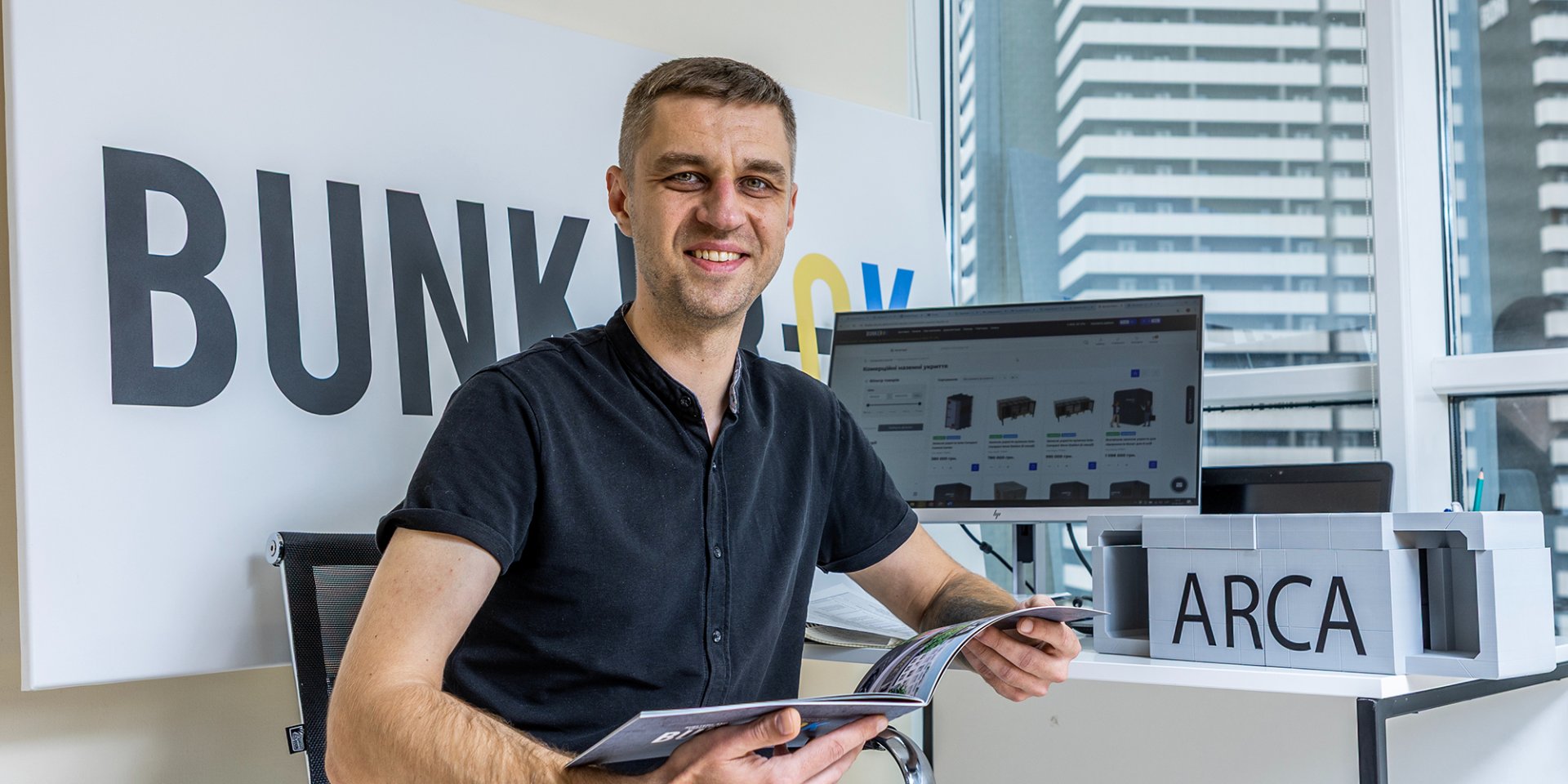 Андрій Фініш, директор підприємства Бункер-ОК (Фото: Олександр Медведєв / NV)