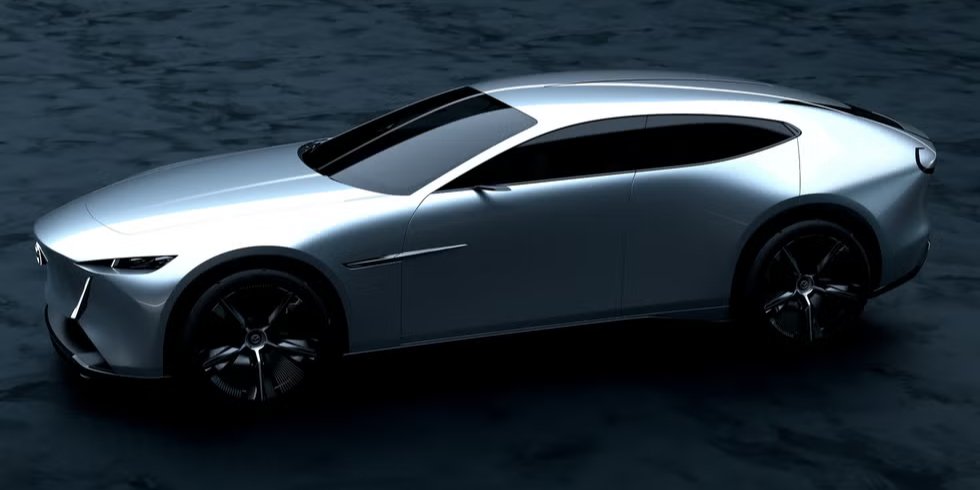Внешность Vision X-Coupe отличается плавными, но выразительными линиями кузова (Фото: Mazda)