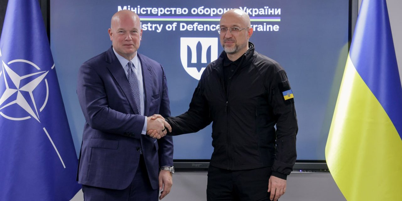 Matthew Whitaker and Denys Shmyhal (Photo: Denys Shmyhal / Telegram)