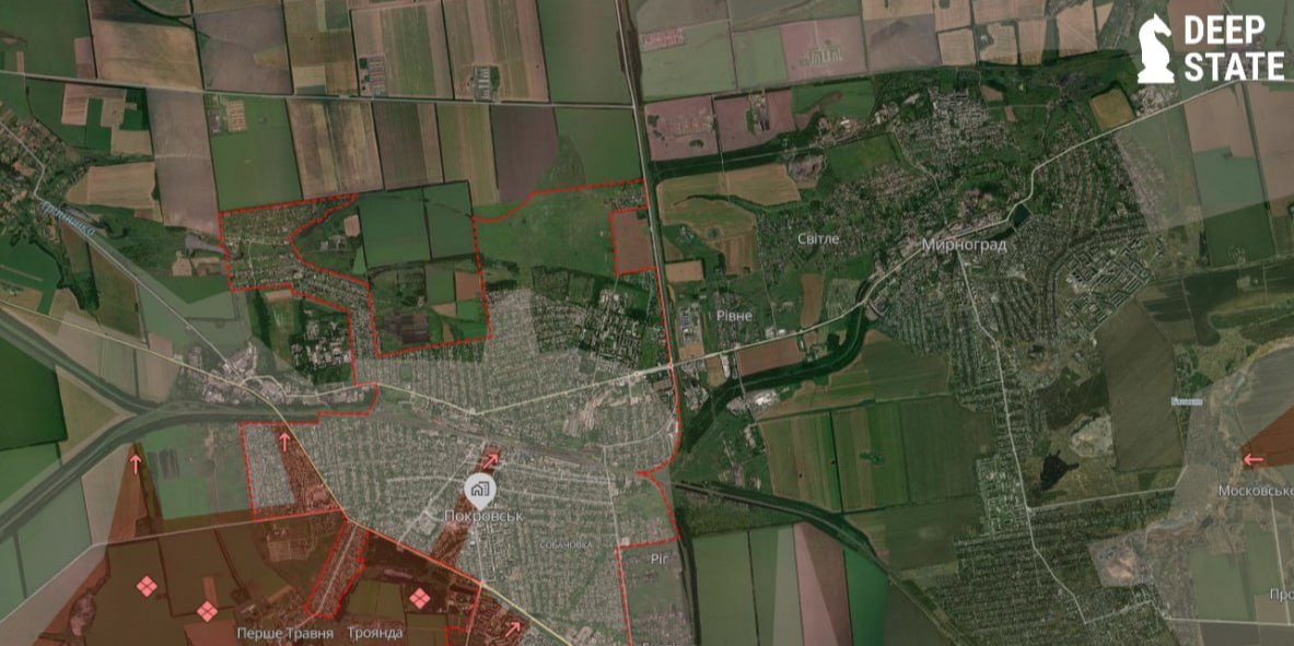 Battle for Pokrovsk, Donetsk Oblast (Photo: DeepState / Telegram)