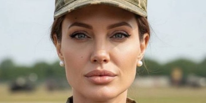 В соцсетях создают мемы о приезде Анджелины Джоли в Херсон (Фото: olegarmua/Threads)