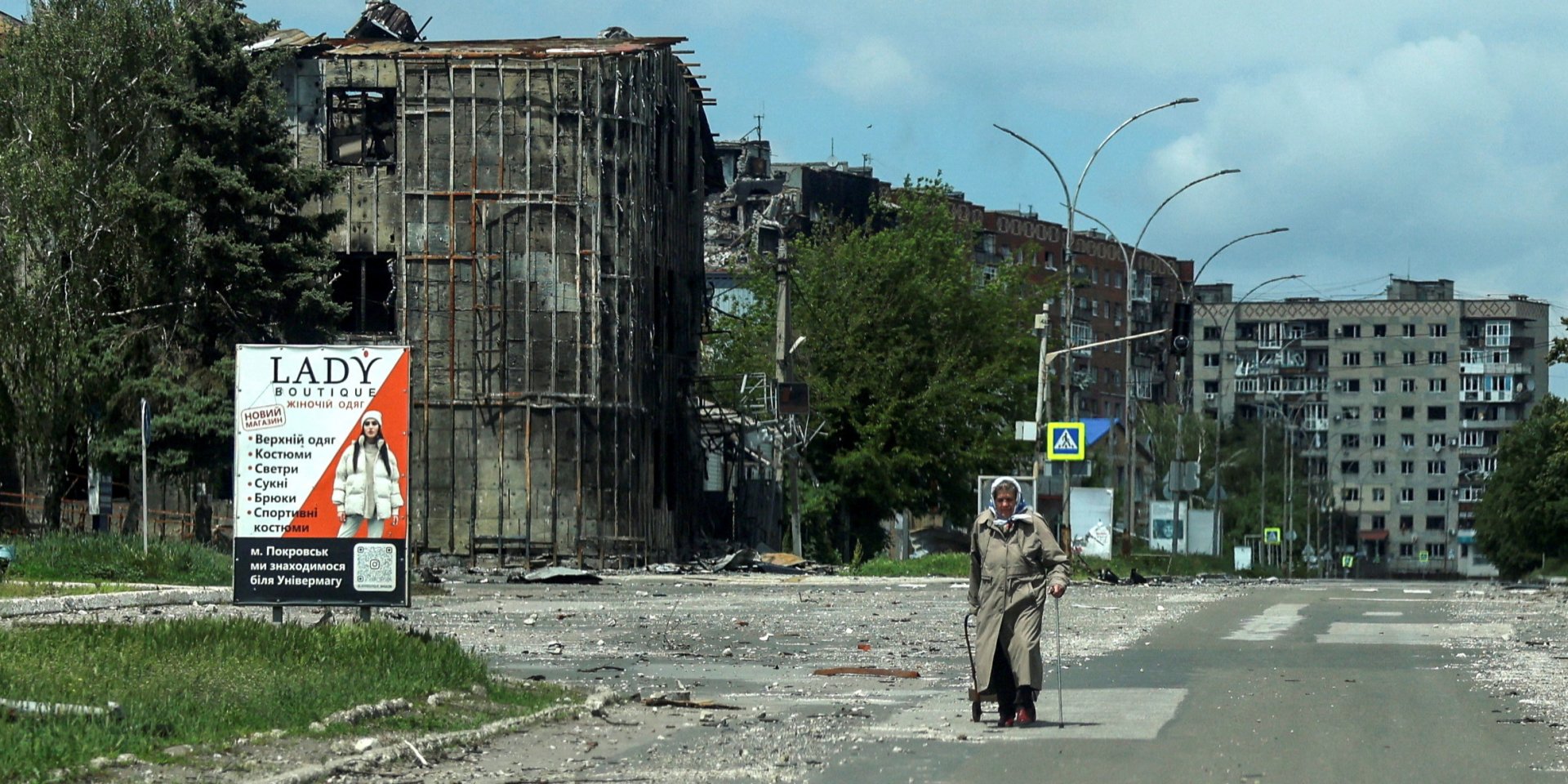 Покровськ у травні 2025 року (Фото: REUTERS/Anatolii Stepanov/File Photo)