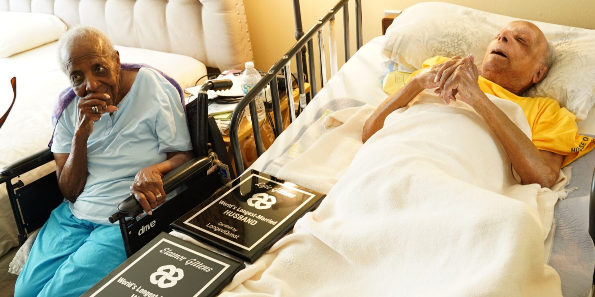 Элеонора и Лайл Гиттенс — пара, которая замужем дольше всех в мире (Фото: LongeviQuest)