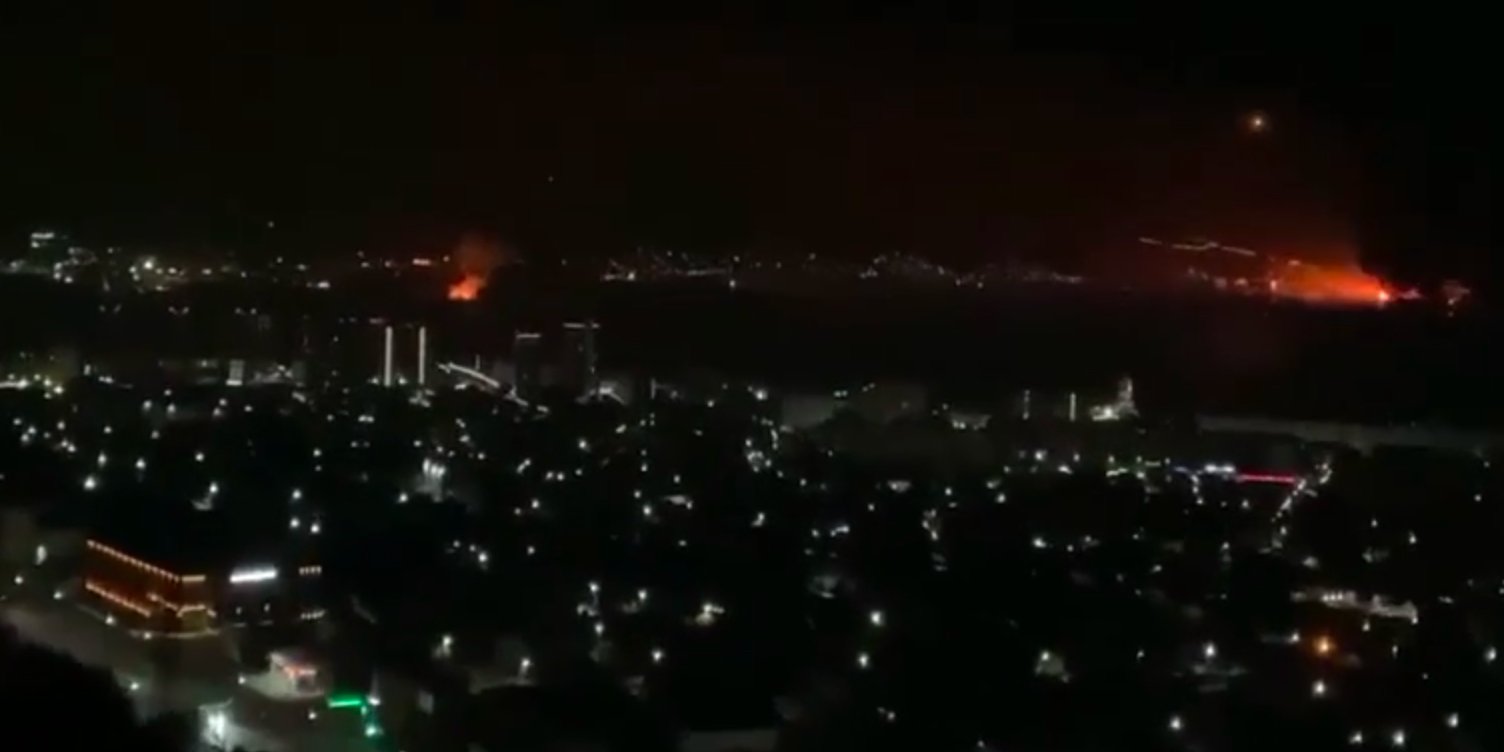 В районі Новоросійська удар міг уразити не лише нафтовий термінал, а й позицію системи ППО С-300/400 (Фото: @exilenova_plus)