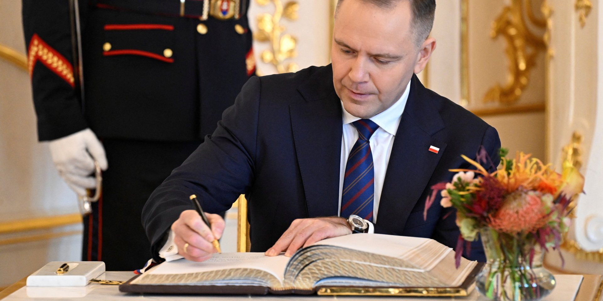 Polish President Karol Nawrocki signed a law on payments to refugees from Ukraine (Photo: REUTERS/Radovan Stoklasa)