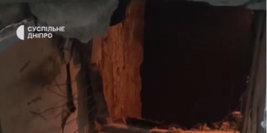 В&nbsp;Днепре пострадало здание редакции Суспільне в&nbsp;результате российского обстрела