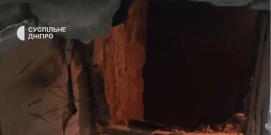 В Днепре пострадало здание редакции Суспільне в результате российского обстрела