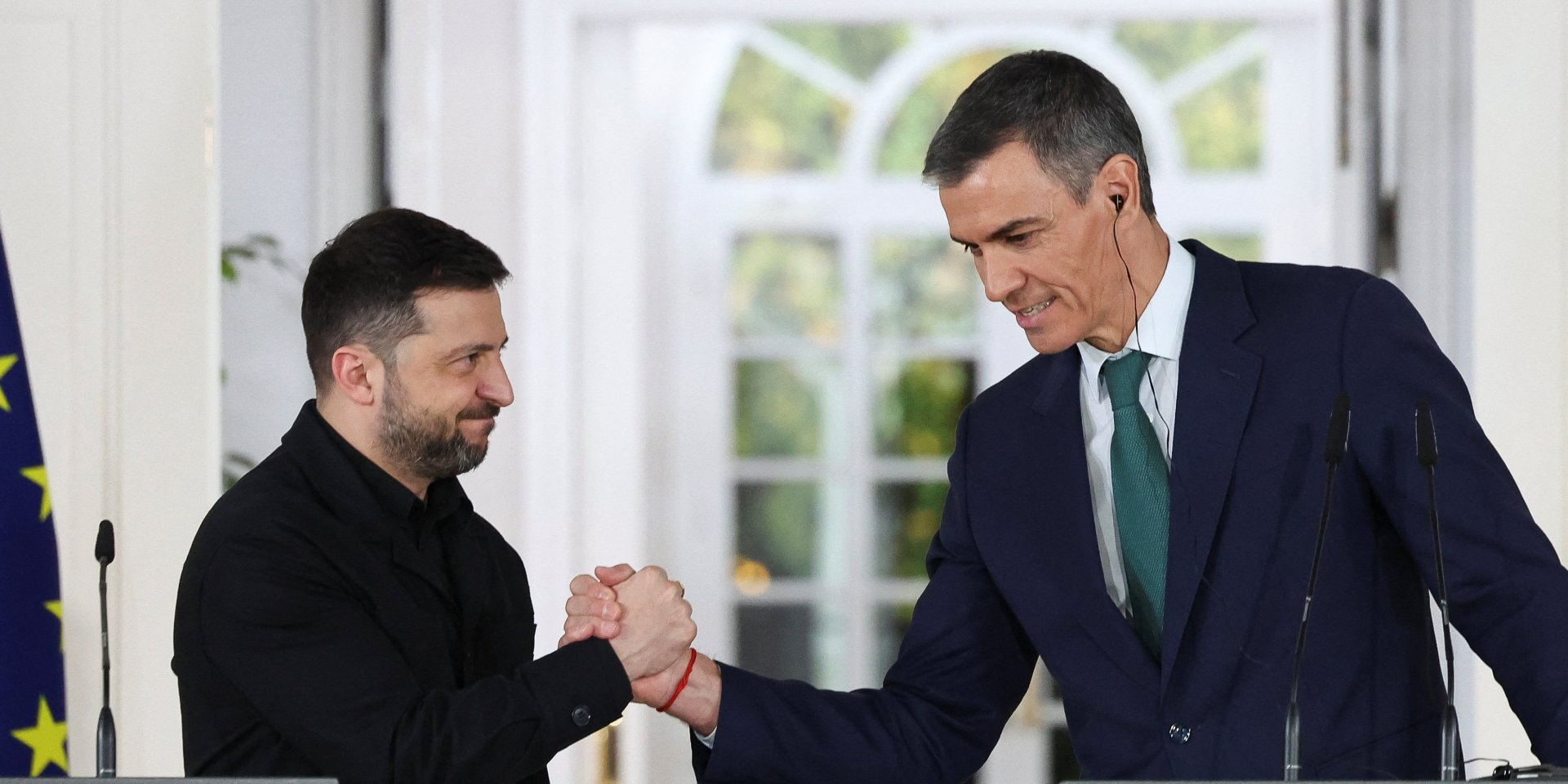 Volodymyr Zelenskyy and Pedro Sánchez (Photo: REUTERS/Violeta Santos Moura)