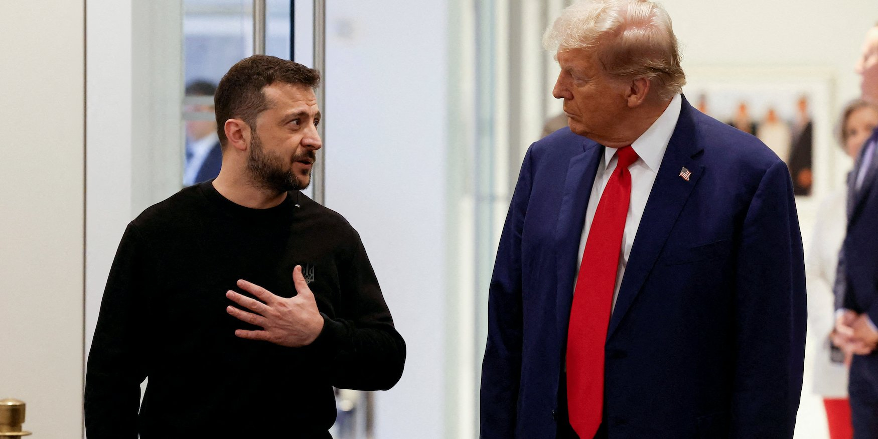 Volodymyr Zelenskyy and Donald Trump (Photo: REUTERS/Shannon Stapleton)