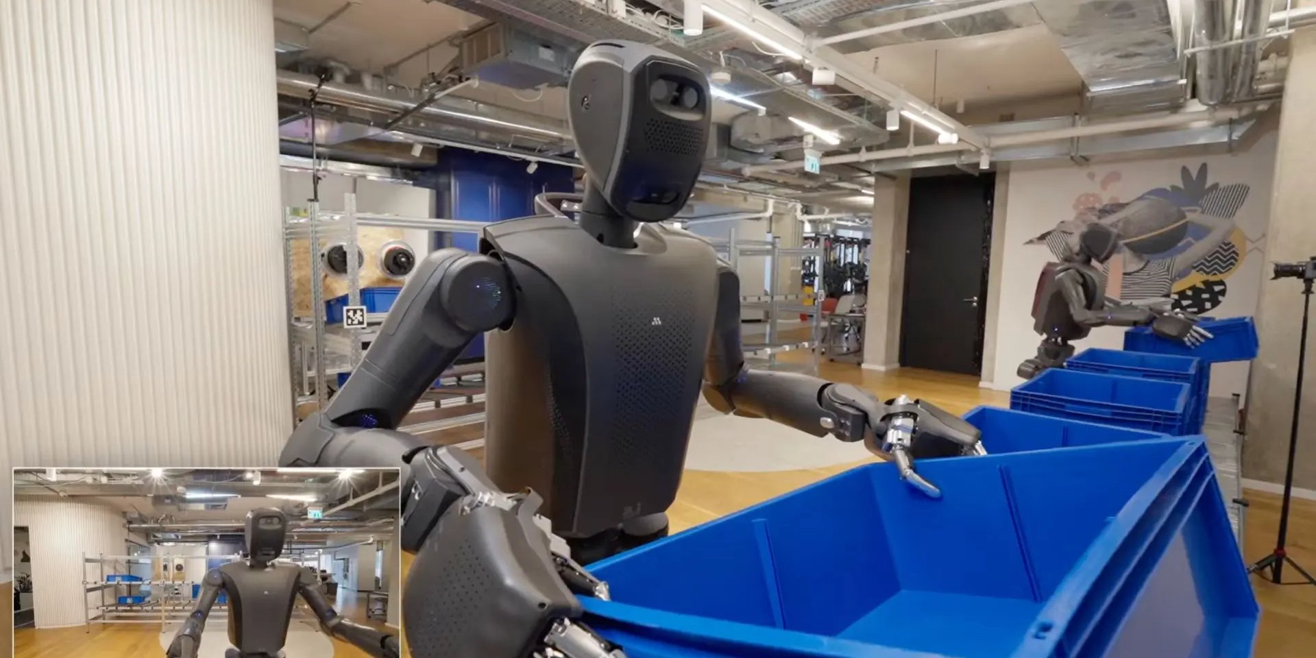 Израильская компания Mentee Robotics показала новое видео работы своих гуманоидных роботов V3 MenteeBot в реальном составе (Фото: Mentee Robotics)