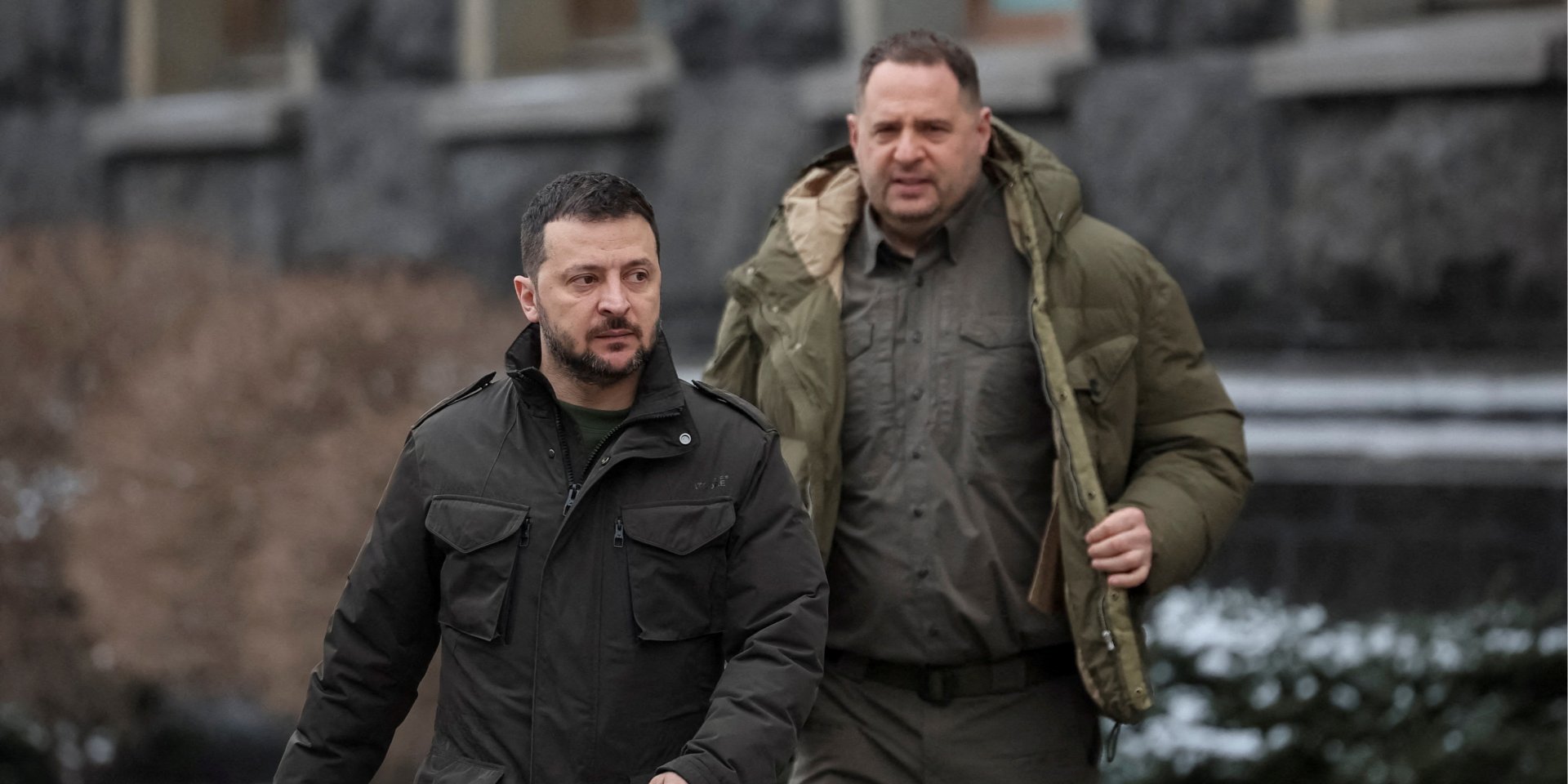Президент Украины Владимир и экс-глава Офиса президента Андрей Ермак (Фото: REUTERS/Gleb Garanich)