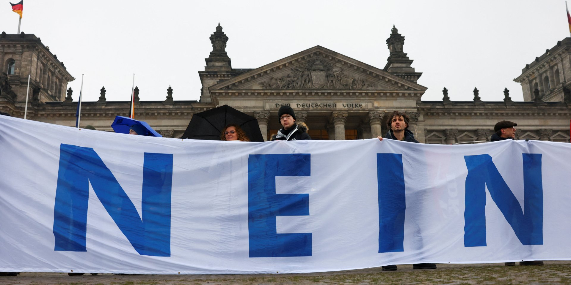 German students in protest, Dec. 5 (Photo: REUTERS/Christian Mang)