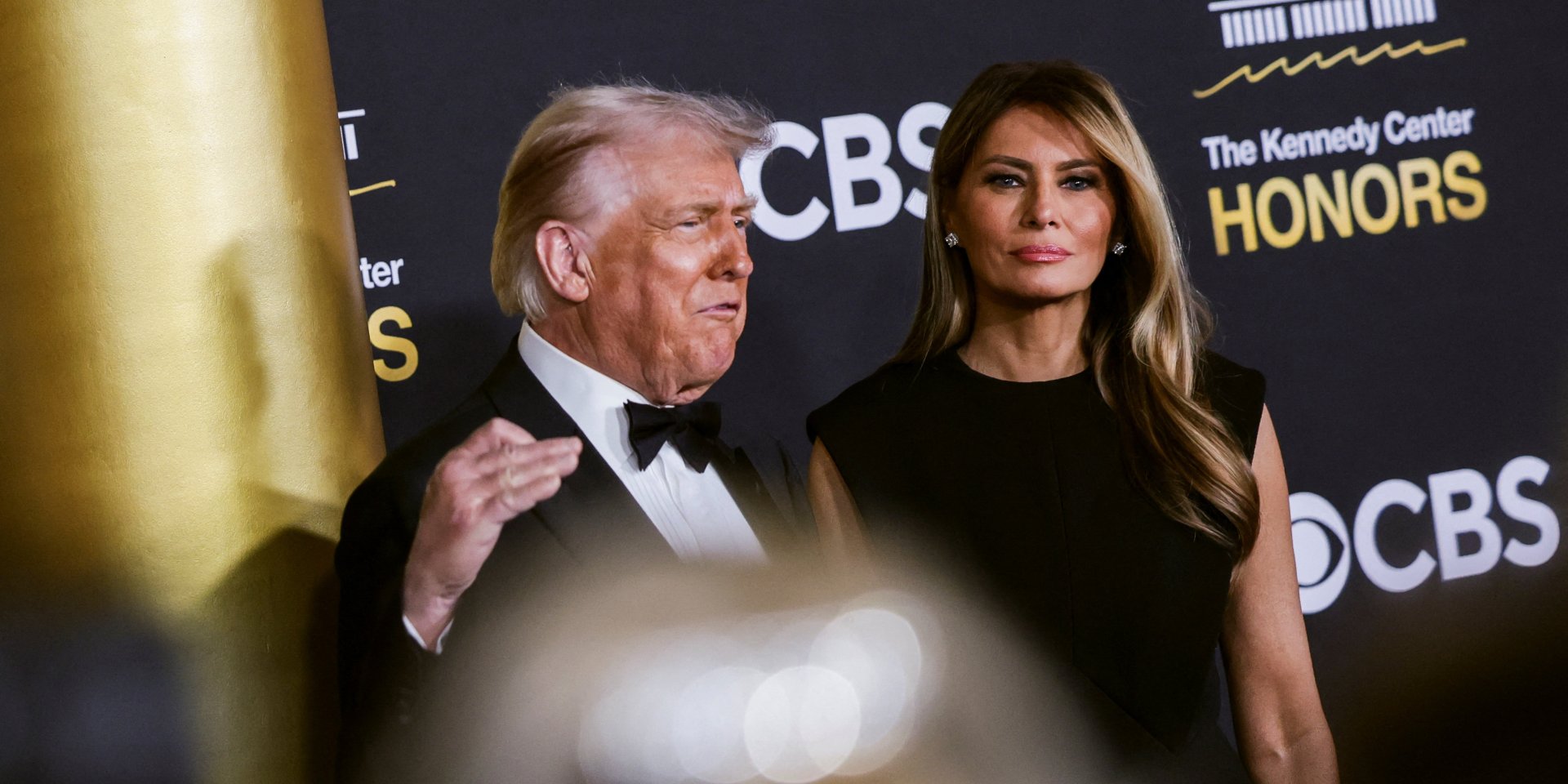 Дональд і Меланія Трамп на гала-вечорі в Центрі Кеннеді (Фото: REUTERS/Tom Brenner)