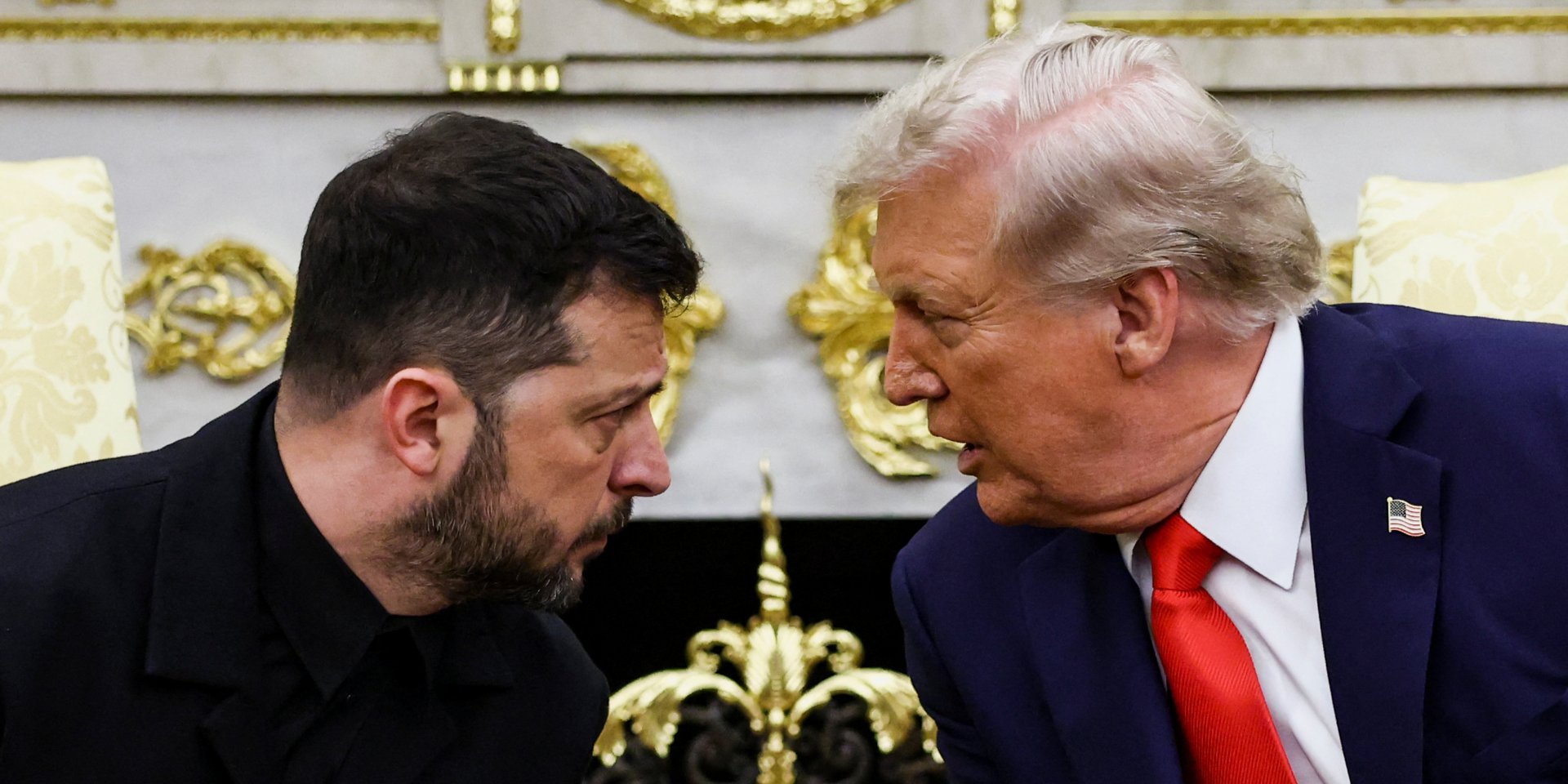 Президент Украины Владимир Зеленский и президент США Дональд Трамп и президент США Дональд Трамп (Фото: REUTERS/Kevin Lamarque)