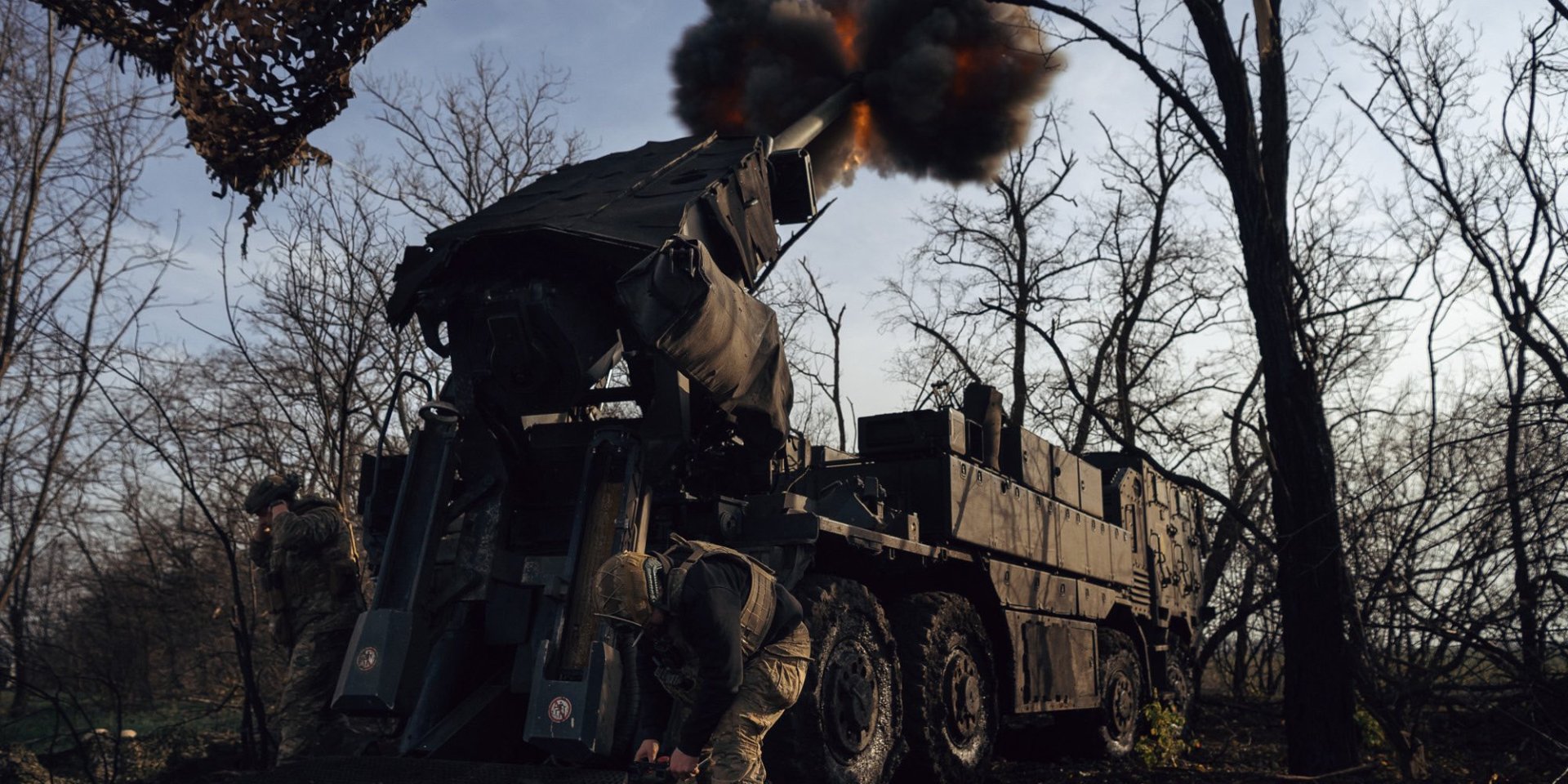 Вогнева робота артилеристів по позиціях ворога (Фото: 148-ма окрема артилерійська Житомирська бригада Десантно-штурмових військ/Facebook)