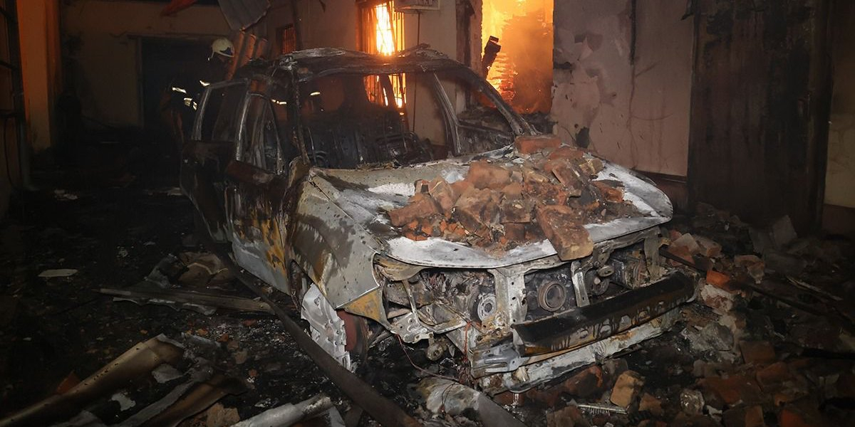 Consequences of enemy shelling in Dnipropetrovsk Oblast (Photo: State Emergency Service of Dnipropetrovsk Oblast)