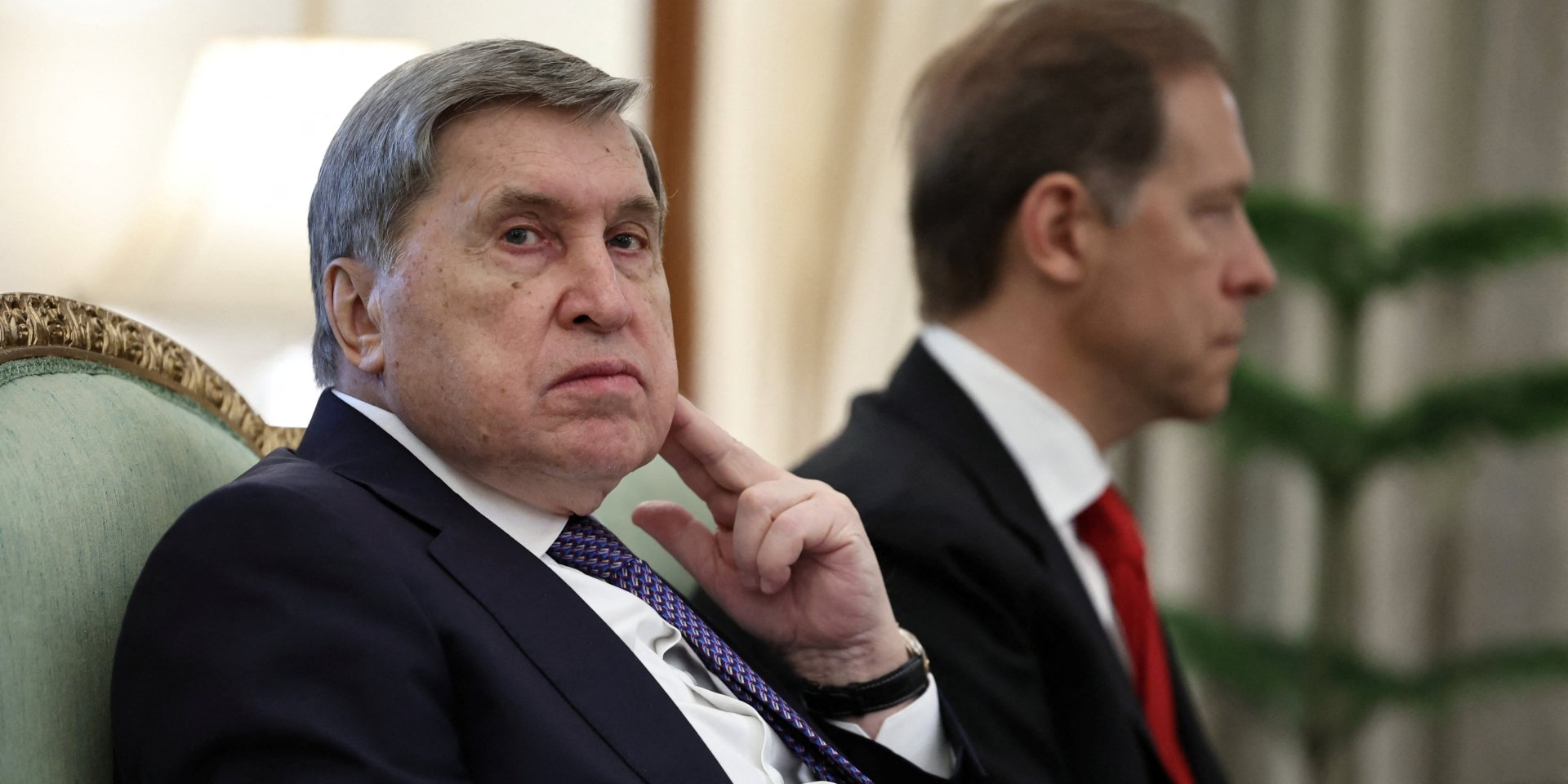 A comment by Yuri Ushakov, an aide to Russian dictator Vladimir Putin, was published ahead of peace talks in Berlin. (Photo: Sputnik/Alexander Kazakov/Pool via REUTERS)