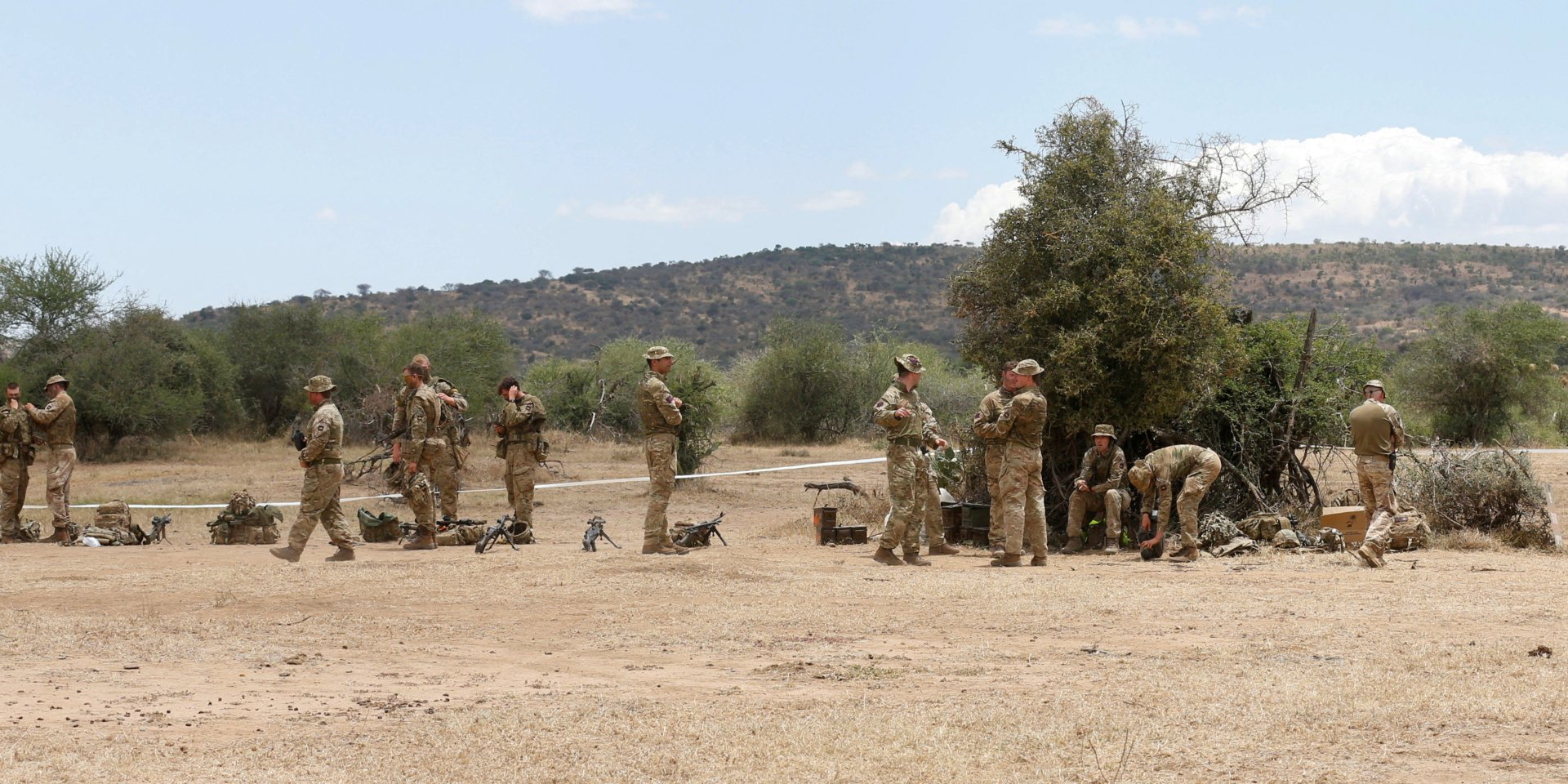 UK troops in training (Photo: REUTERS/Monicah Mwangi)