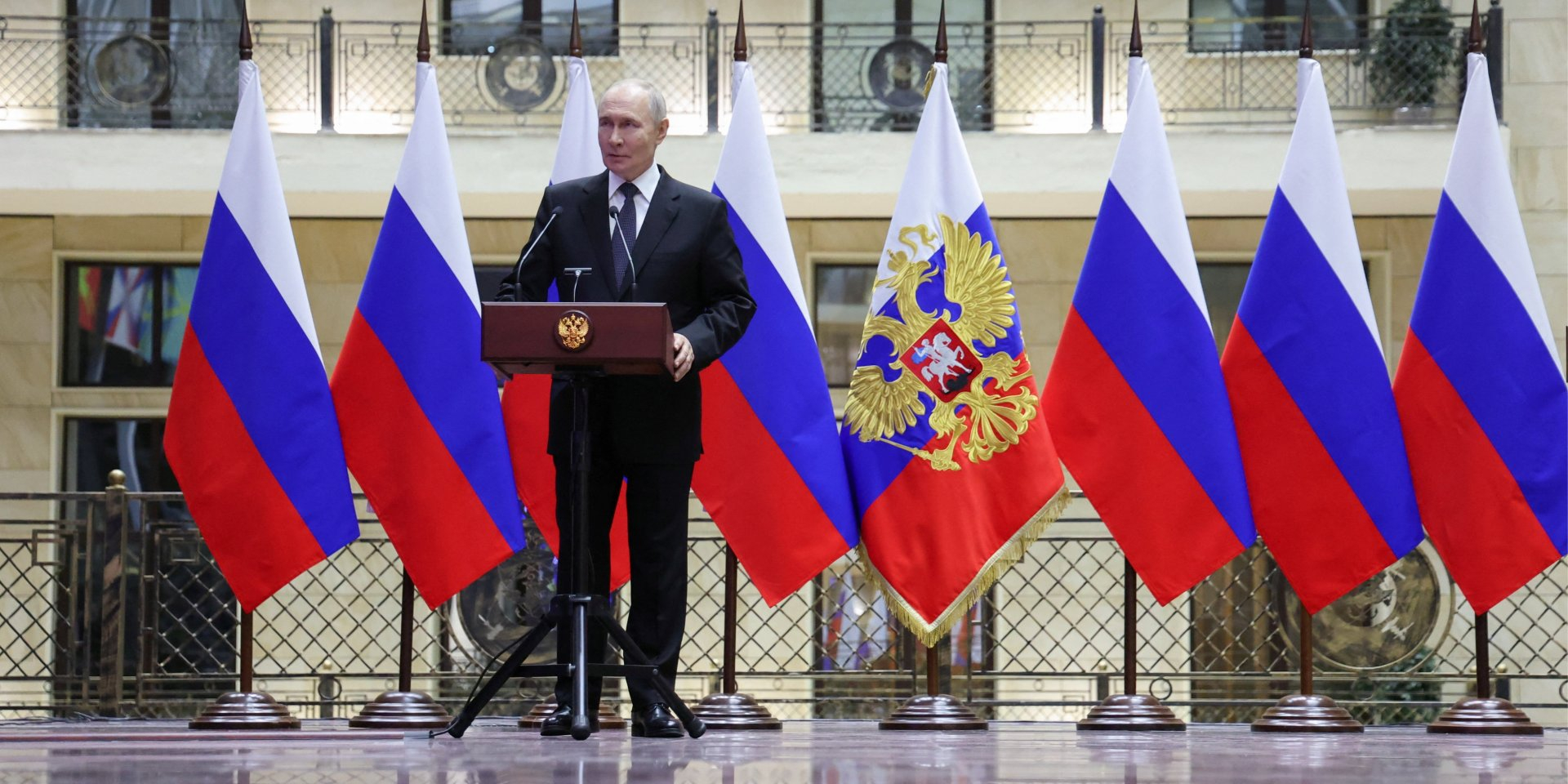 ISW experts analyzed Putin's speech at the expanded meeting of the Russian Defense Ministry's board on December 17 (Photo: Sputnik/Alexander Kazakov/Pool via REUTERS)