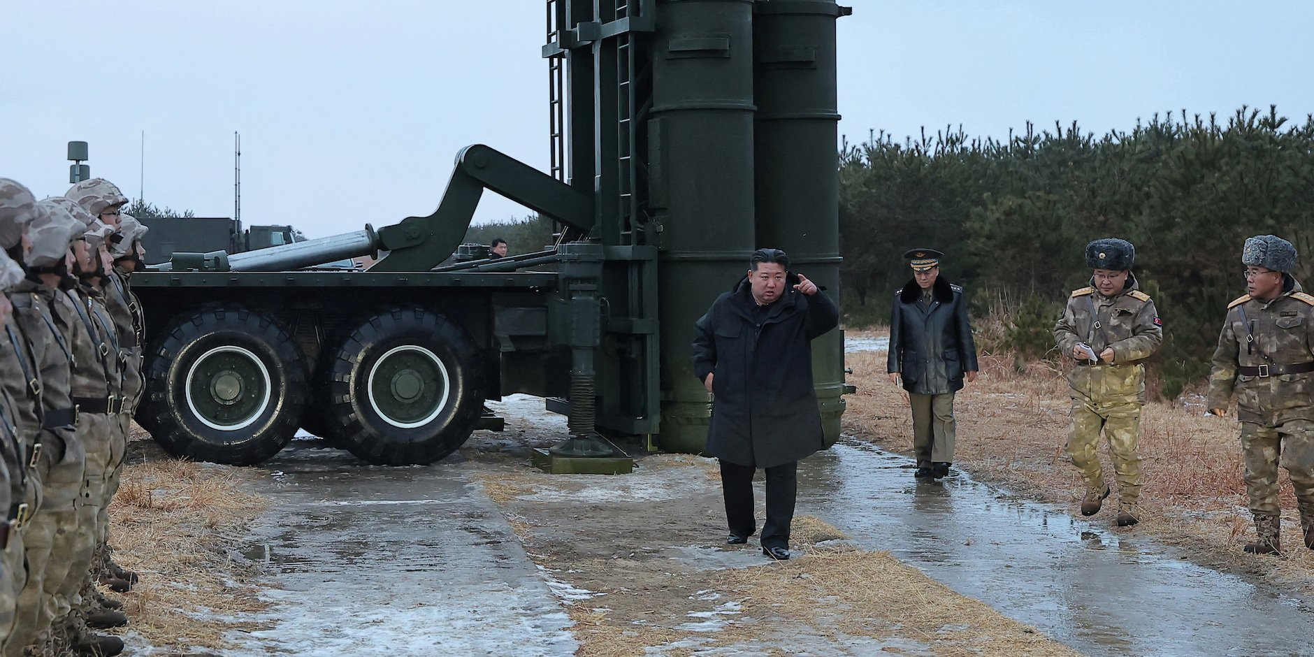 Kim Jong Un said the comprehensive development of nuclear forces and the modernization of the fleet are “inevitable.” (Photo: KCNA via REUTERS)