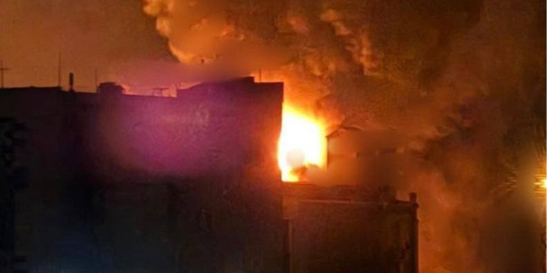 Russian Shahed drones attacked an infrastructure facility in Odesa on December 26, 2025. (Photo: Odesa OMA)