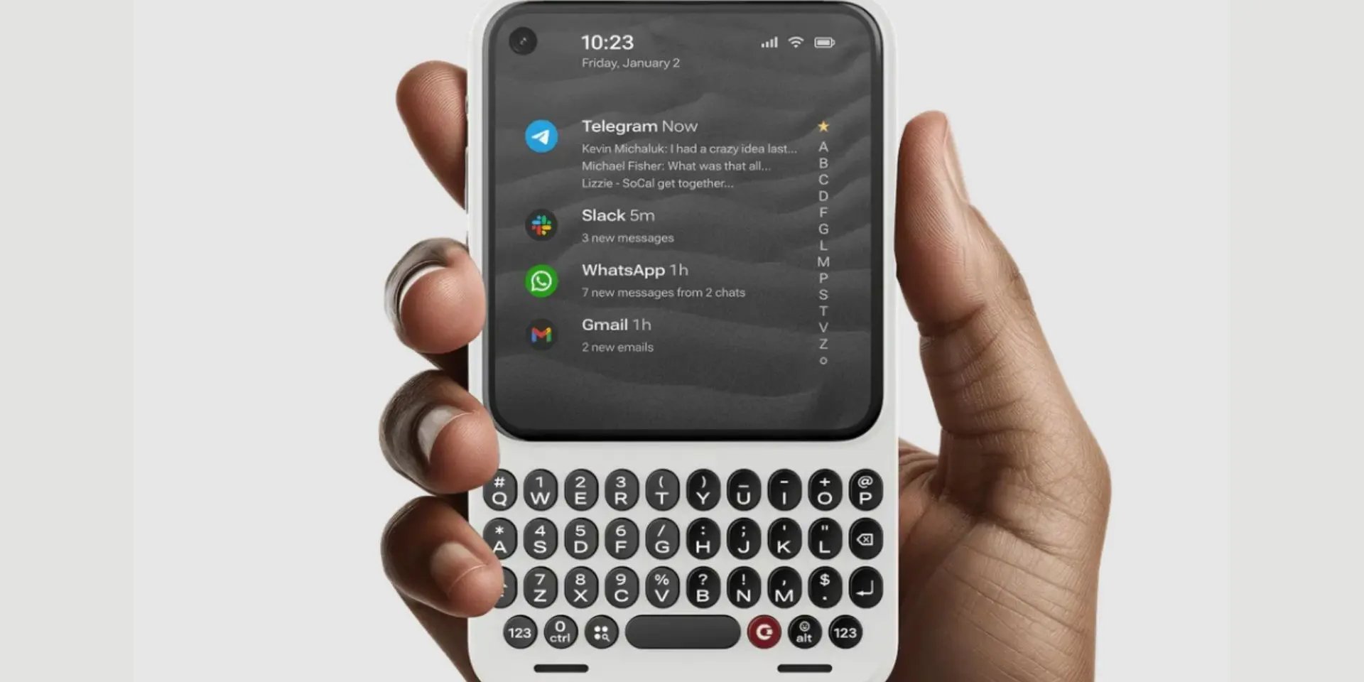 Clicks Communicator phone (Фото: Clickskeys Instagram)